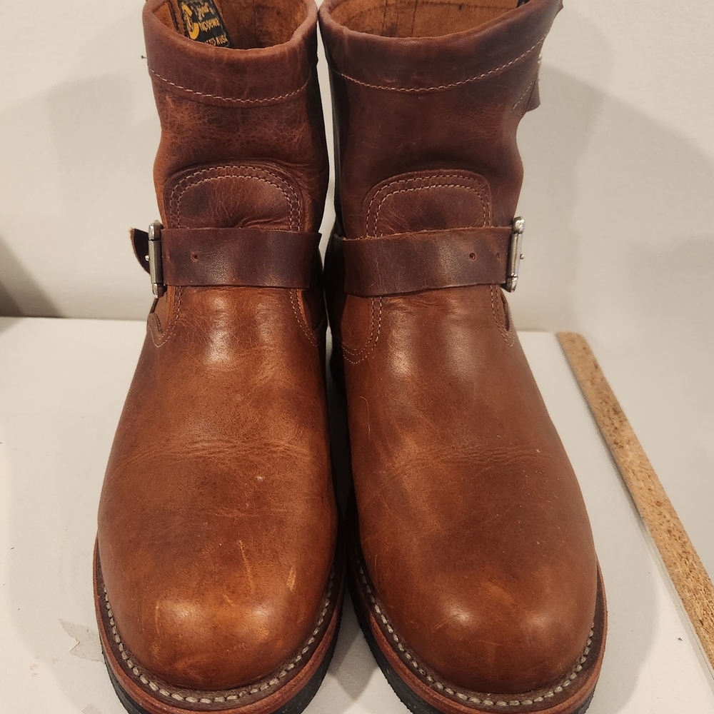 Chippewa Brown Leather Men's Boots